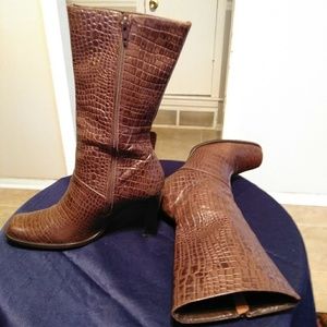 Authentic Leather Boots 👢 [Nine West]